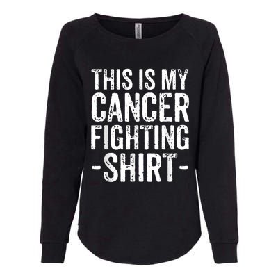 Kidney Cancer Awareness This Is My Cancer Fighting Orange Womens California Wash Sweatshirt