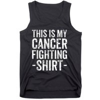 Kidney Cancer Awareness This Is My Cancer Fighting Orange Tank Top