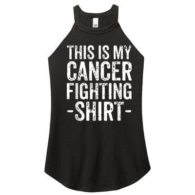 Kidney Cancer Awareness This Is My Cancer Fighting Orange Women's Perfect Tri Rocker Tank