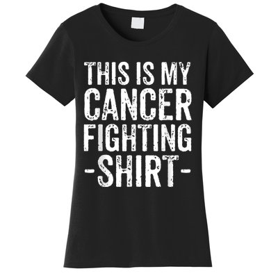 Kidney Cancer Awareness This Is My Cancer Fighting Orange Women's T-Shirt