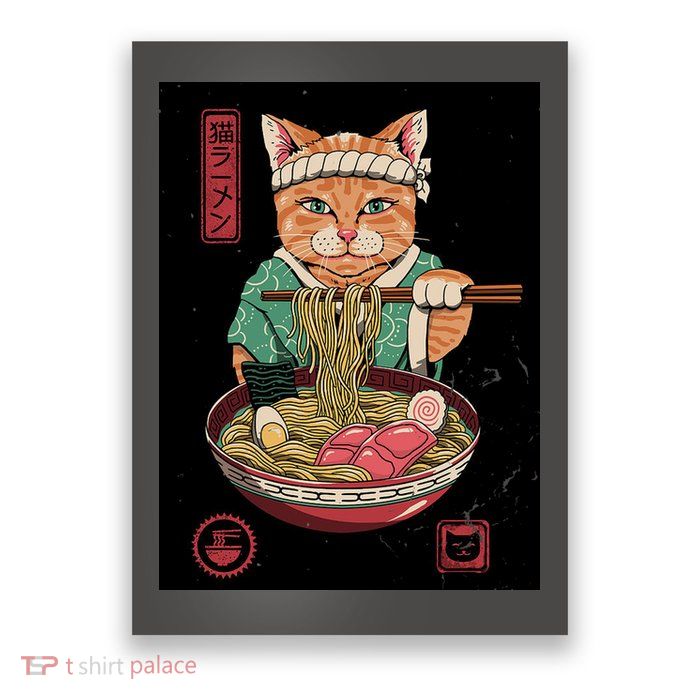 Kawaii Cat Anime Poster