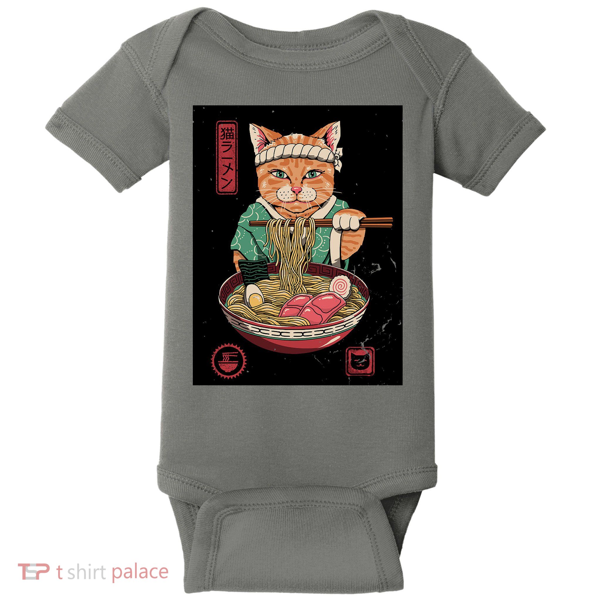Kawaii Cat Anime Baby Bodysuit