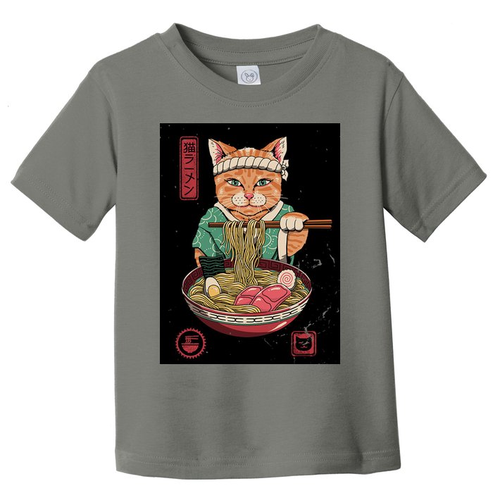 Kawaii Cat Anime Toddler T-Shirt