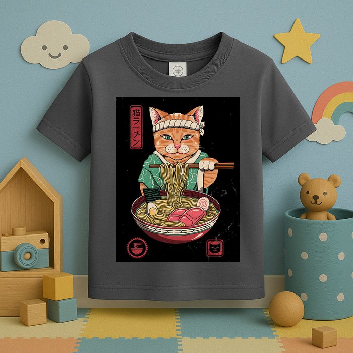 Kawaii Cat Anime Toddler T-Shirt