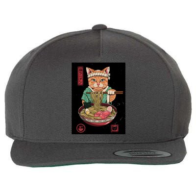 Kawaii Cat Anime Wool Snapback Cap