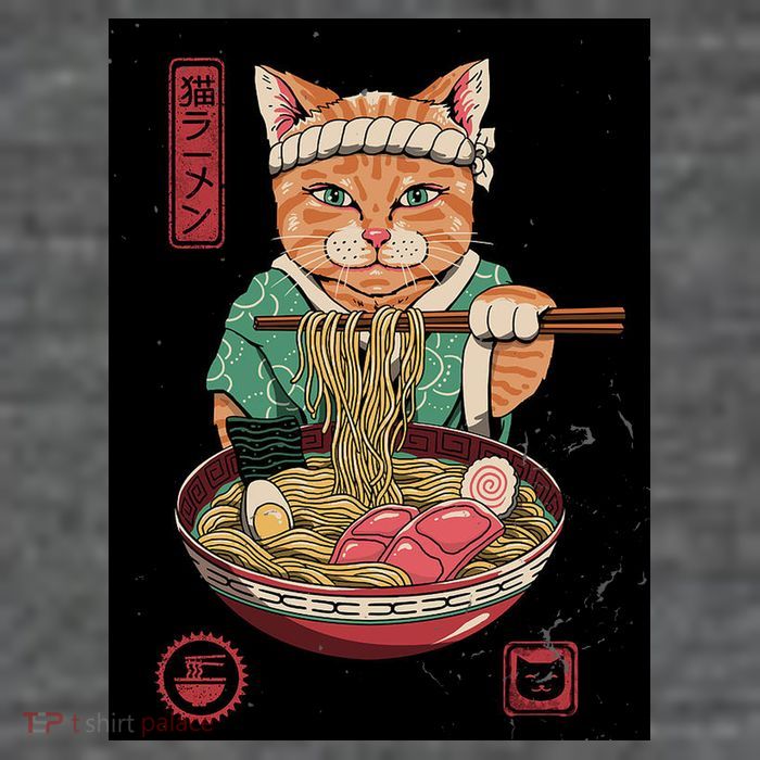 Kawaii Cat Anime Kids T-Shirt