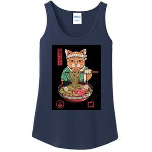 Kawaii Cat Anime Ladies Essential Tank