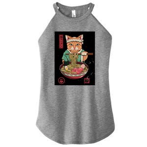 Kawaii Cat Anime Women's Perfect Tri Rocker Tank