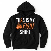 Kidney Cancer Awareness Orange Ribbon Hoodie