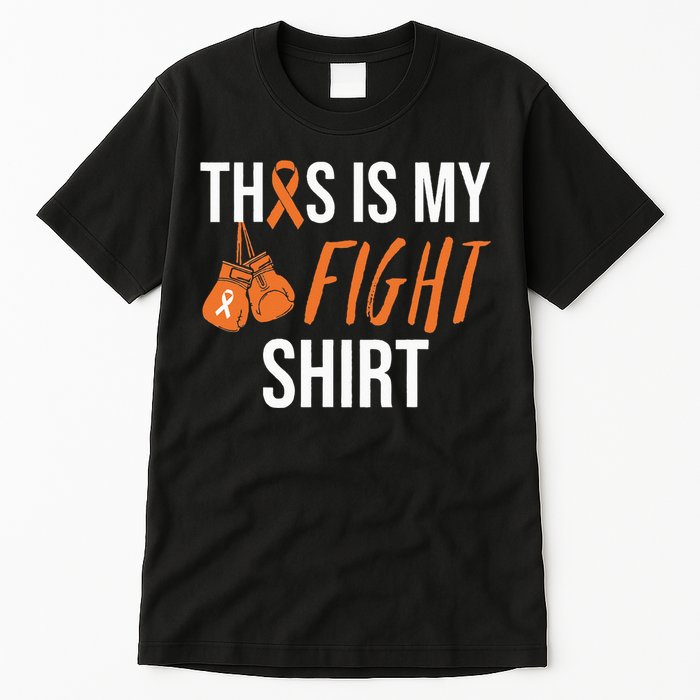 Kidney Cancer Awareness Orange Ribbon Tall T-Shirt