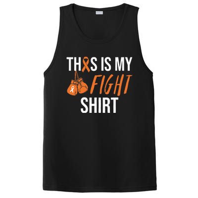 Kidney Cancer Awareness Orange Ribbon PosiCharge Competitor Tank