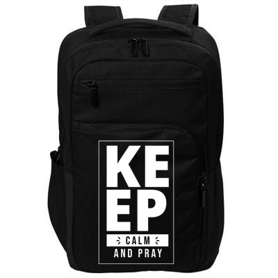 Keep Calm And Party Funny Slogan Impact Tech Backpack