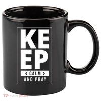 Keep Calm And Party Funny Slogan 11oz C Handle Ceramic Mug
