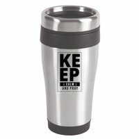 Keep Calm And Party Funny Slogan 16oz Travel Tumbler