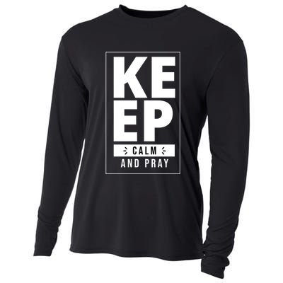 Keep Calm And Party Funny Slogan Cooling Performance Long Sleeve Crew