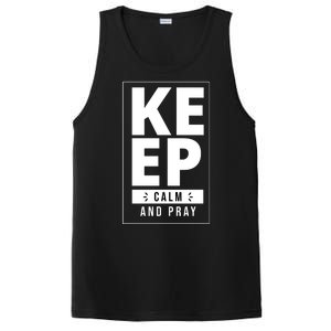 Keep Calm And Party Funny Slogan PosiCharge Competitor Tank