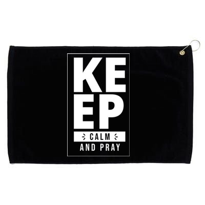 Keep Calm And Party Funny Slogan Grommeted Golf Towel