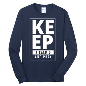 Keep Calm And Party Funny Slogan Tall Long Sleeve T-Shirt