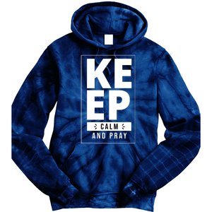 Keep Calm And Party Funny Slogan Tie Dye Hoodie