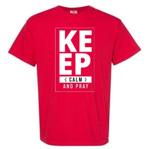 Keep Calm And Party Funny Slogan Garment-Dyed Heavyweight T-Shirt