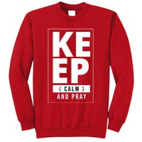 Keep Calm And Party Funny Slogan Sweatshirt