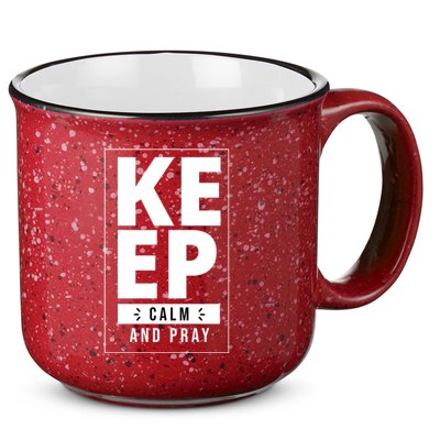 Keep Calm And Party Funny Slogan 15oz Campfire Ceramic Mug