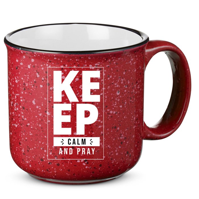 Keep Calm And Party Funny Slogan 15oz Campfire Ceramic Mug