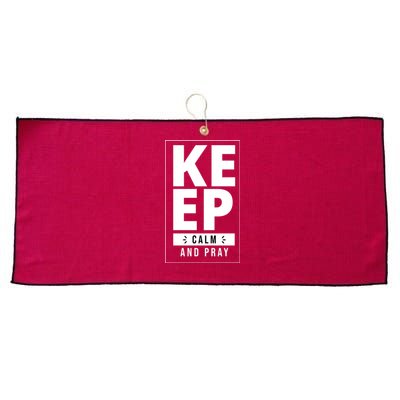 Keep Calm And Party Funny Slogan Large Microfiber Waffle Golf Towel