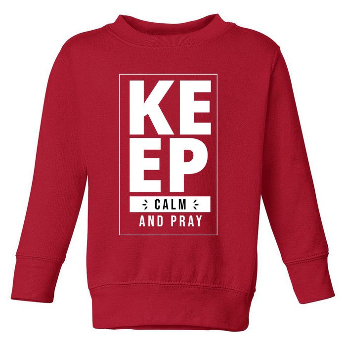 Keep Calm And Party Funny Slogan Toddler Sweatshirt