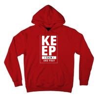 Keep Calm And Party Funny Slogan Tall Hoodie