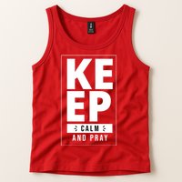 Keep Calm And Party Funny Slogan Tank Top