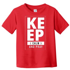 Keep Calm And Party Funny Slogan Toddler T-Shirt