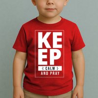 Keep Calm And Party Funny Slogan Toddler T-Shirt