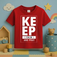 Keep Calm And Party Funny Slogan Toddler T-Shirt