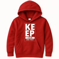 Keep Calm And Party Funny Slogan Kids Hoodie