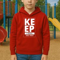 Keep Calm And Party Funny Slogan Kids Hoodie