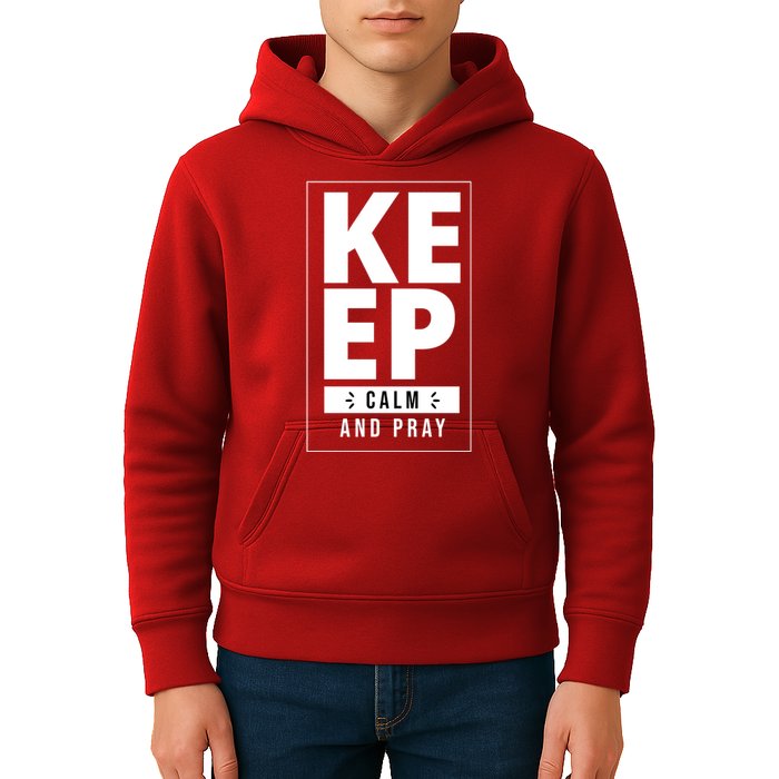 Keep Calm And Party Funny Slogan Kids Hoodie