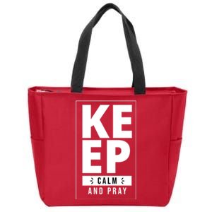 Keep Calm And Party Funny Slogan Zip Tote Bag