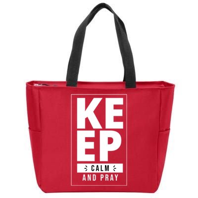 Keep Calm And Party Funny Slogan Zip Tote Bag