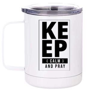 Keep Calm And Party Funny Slogan 12 oz Stainless Steel Tumbler Cup