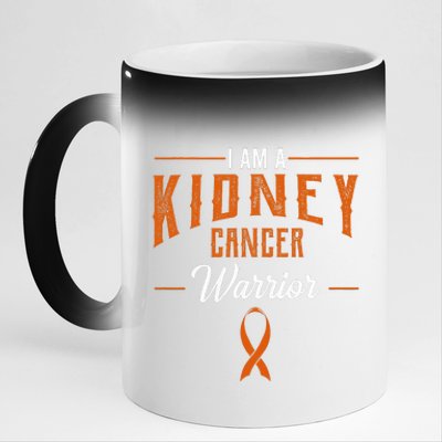 Kidney Cancer Awareness Supporter Wilms Tumor RCC TCC Gift 11oz Black Color Changing Mug