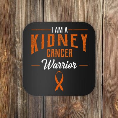 Kidney Cancer Awareness Supporter Wilms Tumor RCC TCC Gift Coaster