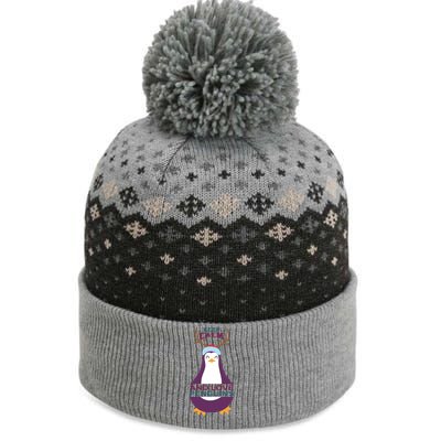 Keep Calm And Love Penguins The Baniff Cuffed Pom Beanie