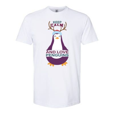 Keep Calm And Love Penguins Softstyle CVC T-Shirt