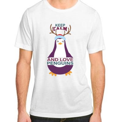 Keep Calm And Love Penguins Adult ChromaSoft Performance T-Shirt