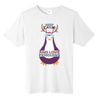 Keep Calm And Love Penguins Tall Fusion ChromaSoft Performance T-Shirt