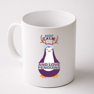 Keep Calm And Love Penguins Coffee Mug