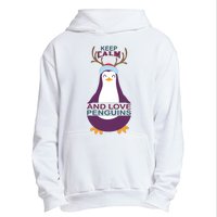 Keep Calm And Love Penguins Urban Pullover Hoodie