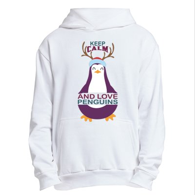 Keep Calm And Love Penguins Urban Pullover Hoodie