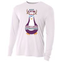 Keep Calm And Love Penguins Cooling Performance Long Sleeve Crew